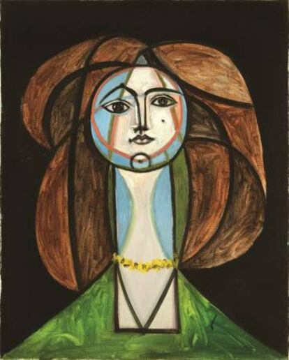 'Dona amb collaret groc', de Picasso.