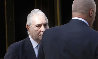 Carlos Dívar, a la salida del Supremo, el pasado 13 de junio.
