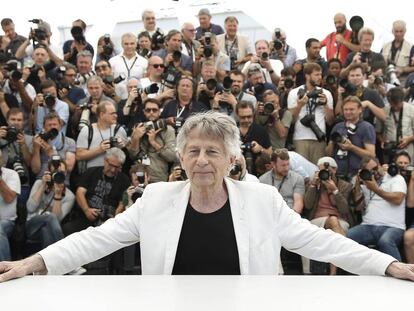 El director de cine Roman Polanski, en Cannes, en la presentaci&oacute;n de su nueva pel&iacute;cula, &#039;D&rsquo;apr&egrave;s une histoire vraie&#039;.