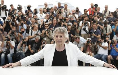 El director de cine Roman Polanski, en Cannes, en la presentaci&oacute;n de su nueva pel&iacute;cula, &#039;D&rsquo;apr&egrave;s une histoire vraie&#039;.