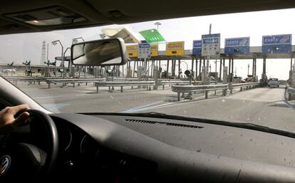 Una autopista de Autostrade en Roma.