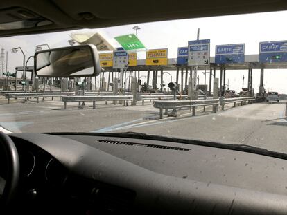 Una autopista de Autostrade en Roma.