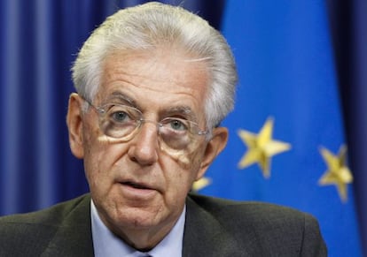 El primer ministro italiano Mario Monti.