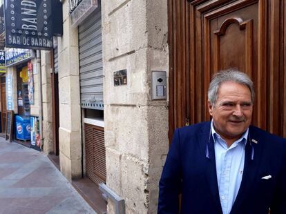 El expresidente de la Diputación de Valencia, Alfonso Rus, este jueves en Alicante. 
