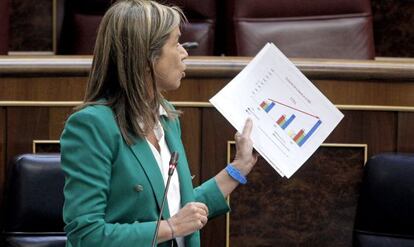 Ana Mato, en la sesi&oacute;n de control en el Congreso.