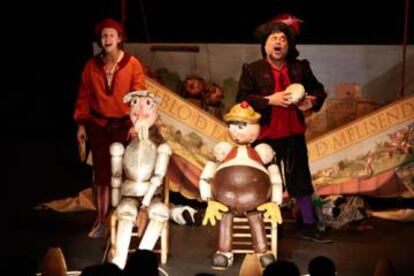 Espectáculo Don Quijote, de la compañía de títeres Teatro Arbolé.