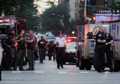El edificio 345 de Park Avenue fue evacuado después del ataque.