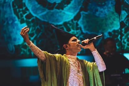 Rodrigo Cuevas, en uno de sus conciertos.