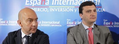 El secretario de Estado de Comercio, Jaime García-Legaz, y el consejero delegado del Icex, Francisco Javier Garzón.