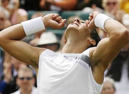 Nadal celebra su triunfo