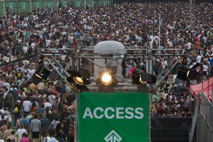 Imagen de ambiente del Primavera Sound en su segunda jornada, el viernes