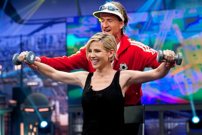 Elsa Pataky y Fernando Sartorius, en 'El Hormiguero' en junio de 2014.
