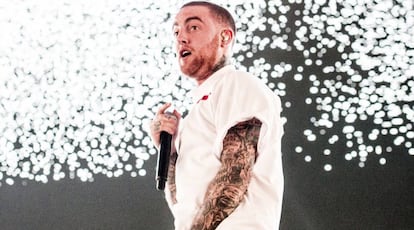 Mac Miller en el Festival de Música de Coachella 2017.