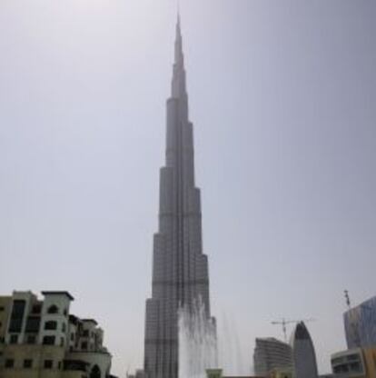 Burj Khalifa, el edificio más alto del mundo, ubicado en Dubai