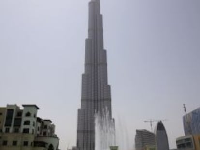 Burj Khalifa, el edificio más alto del mundo, ubicado en Dubai