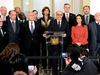 Los representantes de pa&iacute;ses latinoamericanos reunidos el martes en Lima.