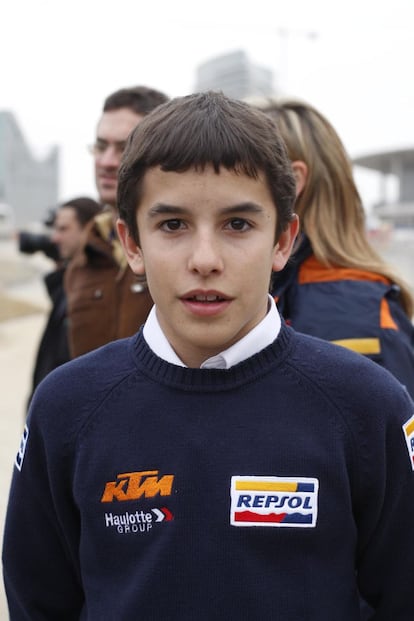 En 2008 con el equipo Repsol en Zaragoza.