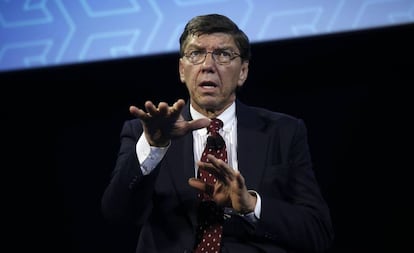 Clayton Christensen, en un evento organizado por Ford en Michigan en 2014.