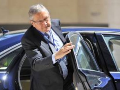 El presidente del fondo de rescate europeo, el alemán Klaus Regling. EFE/Archivo