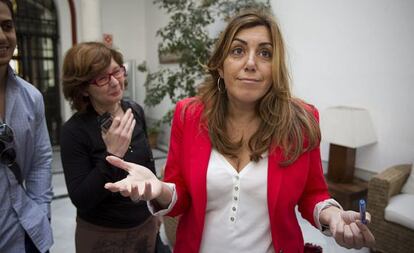 Susana Díaz, consejera de Presidencia de la Junta de Andalucía.