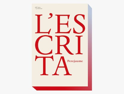 Portada de 'L'escrita', de Perejaume.
