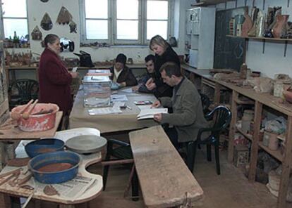 Colegio electoral en Elgoibar.