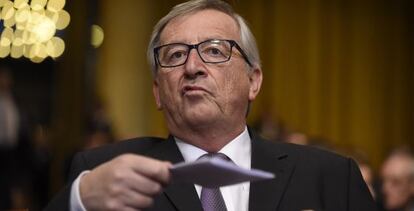 El presidente de la Comisi&oacute;n Europea, Jean-Claude Juncker, el mi&eacute;rcoles en Luxemburgo. 