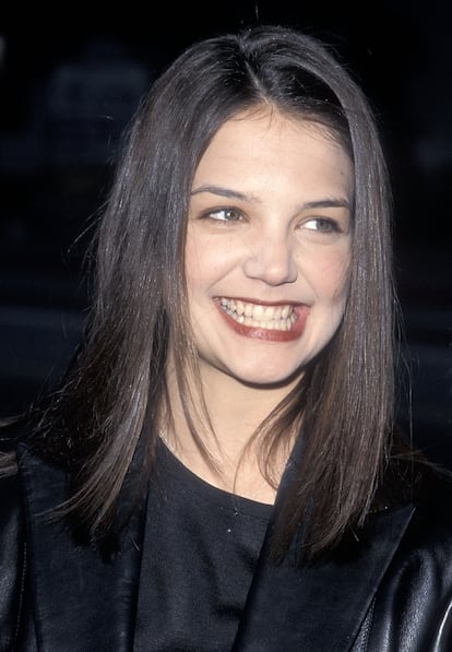 La actriz Katie Holmes en el estreno de 'Go' en Los Ángeles en 1999.