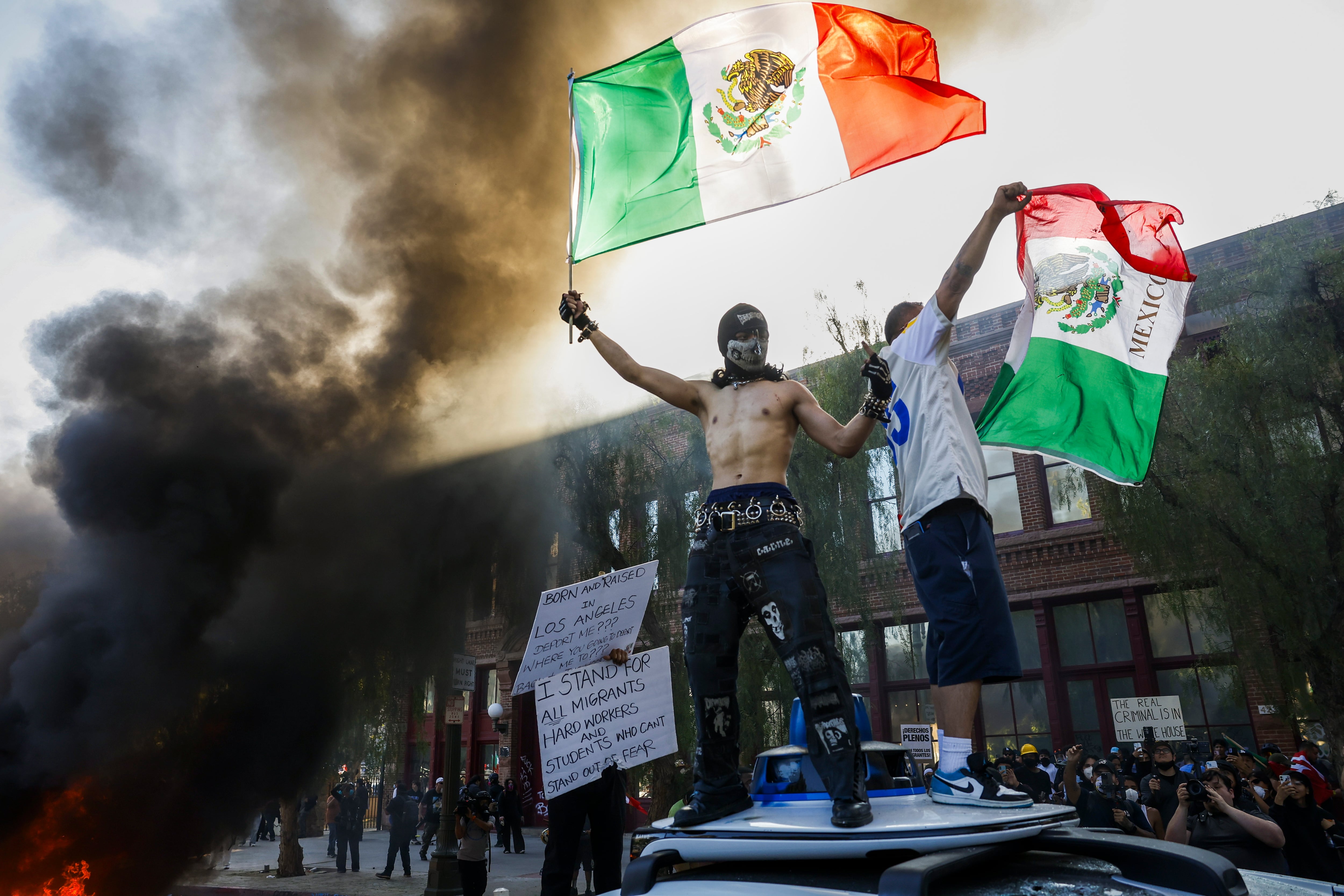 Dentro de las protestas de Los Ángeles: “Salimos a las calles porque nuestros padres han vivido en las sombras toda su vida”