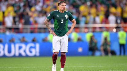 Salcedo, durante la Copa del Mundo en Rusia.