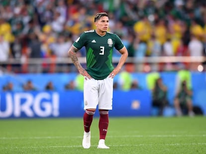 Salcedo, durante la Copa del Mundo en Rusia.