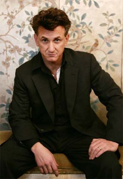 Sean Penn, en una imagen tomada durante el rodaje de The assasination of Richard Nixon.