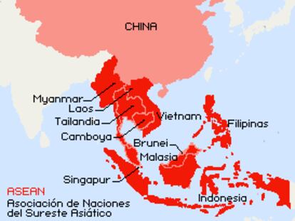 Los 10 países de ASEAN y China