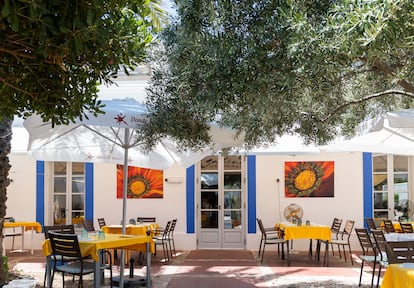 Terraza del restaurante.