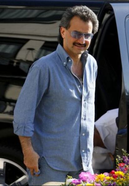 El príncipe Al Waleed bin Talal, en Beverly Hills (Los Ángeles).