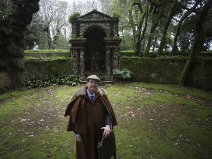 Don Duarte P&iacute;o, duque de Braganza y pretendiente a rey de Portugal, fotografiado el mi&eacute;rcoles en su palacete de Sintra. 