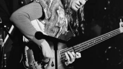 Jaco Pastorius, en 1982 en Nueva York.