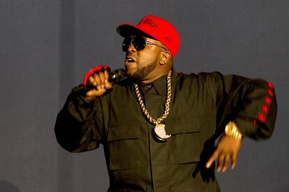 Big Boi, durante una presentación en el festival Coachella en 2014.