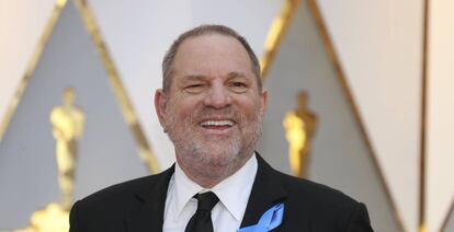 Harvey Weinstein, excopresidente de Weinstein Co, en los Óscar de este año.