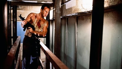 Bruce Willis in ‘Die Hard’ (John McTiernan, 1988).