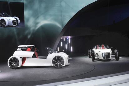 Los Audi Urban Concept y Urban Spyder Concept siguen la estela del Renault Twizy y se engloban en la denominada movilidad minimalista.