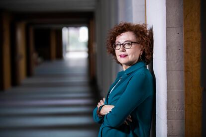 La directora de las Colecciones Reales de Patrimonio Nacional, Leticia Ruiz, el miércoles pasado en una de las salas de la Galería de las Colecciones Reales.