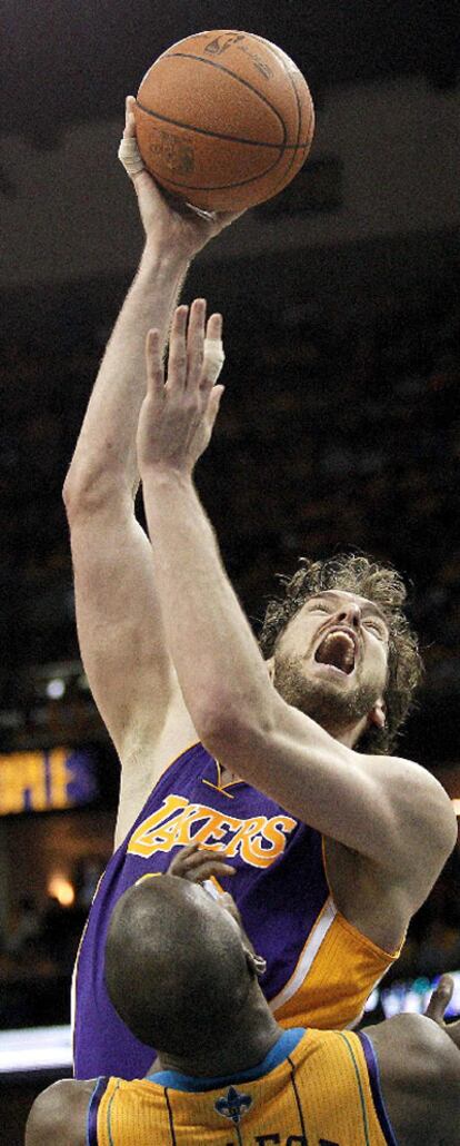 Gasol en un encuentro de la pasada temporada.