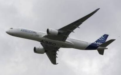 Un avión Airbus A350. EFE/Archivo