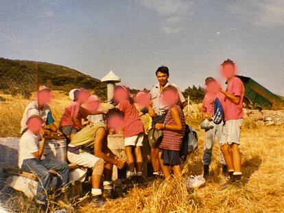 Álvarez Gordillo, durante una de las excursiones que organizaba. 