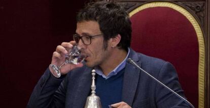  El alcalde de Cádiz, José María González, Kichi, en el Pleno, en una foto de archivo. 