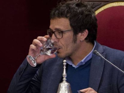  El alcalde de Cádiz, José María González, Kichi, en el Pleno, en una foto de archivo. 