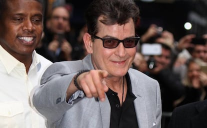 Charlie Sheen, en Nueva York.