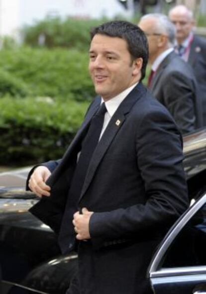 Primer ministro italiano, Matteo Renzi.