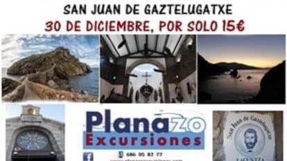 Cartel de la excursión.